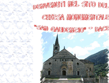 Tablet Screenshot of chiesa-baceno.it